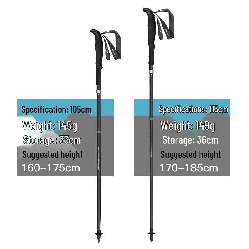 Pioneer Carbon Fiber Trekking Poles