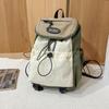 Outdoor Backpack Men's Ctrast Color Retro School Bag Lightweight Travel Bag Sports Hiking Small Backpack Women