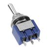 SPDT 10PCS ON-Off-ON Toggle Switch, 3-Position 3-Pin Rocker Switch 6mm 6A 125VAC