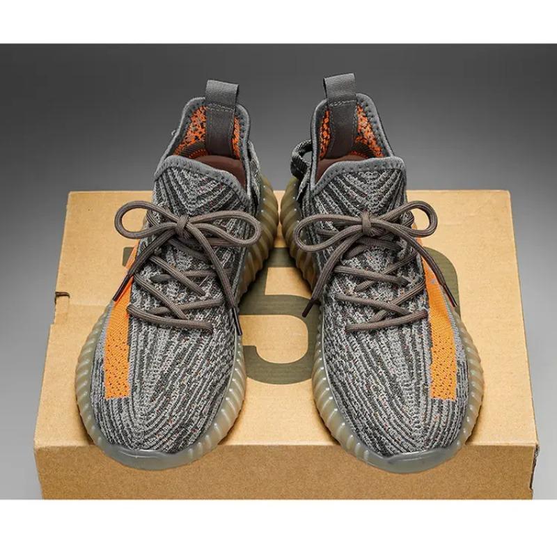 Herren Strick Laufschuhe Atmungsaktiv Leicht Nicht-rutschend Sneaker Bequem Freizeit Sportschuhe