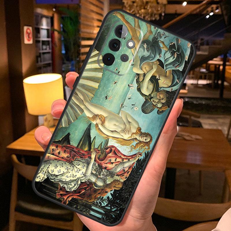 Art Paintings The Birth Of Venus Case For Samsung Galaxy A54 A34 A14 A52 A32 A12 A13 A33 A53 A15 A16 A36 A56 A26 A06 A35 A55