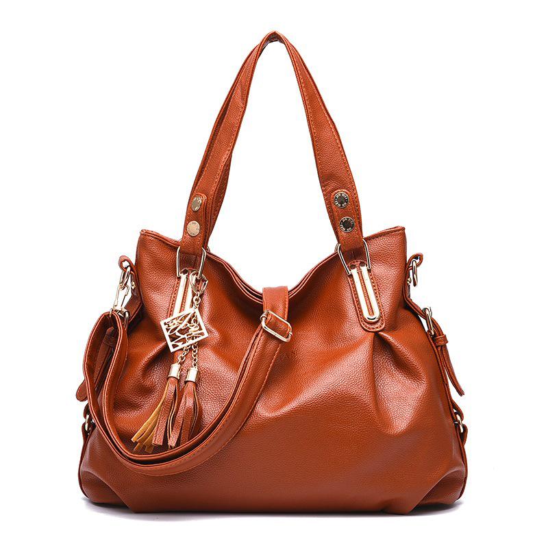 Handtasche Damen Tasche 2026 Neue Mode Weiches Leder Umhängetasche Messenger Bag für mittlere und ältere Menschen