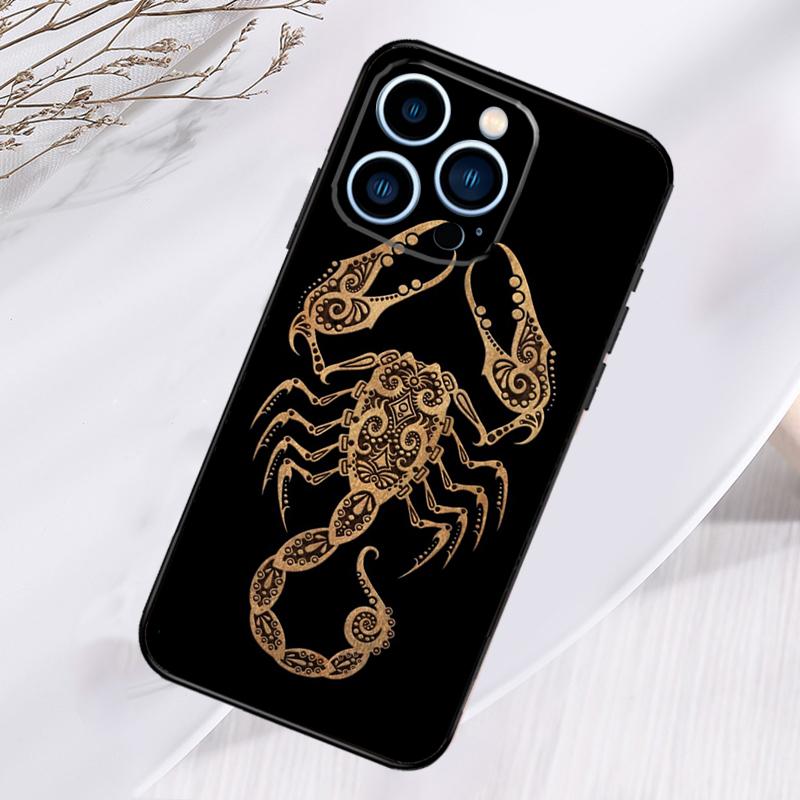 Zodiac Signs Phone Case For iPhone 17 Air 16 15 14 13 11 12 Pro Max Plus 12 13 Mini 16e 17 Pro Max Cover