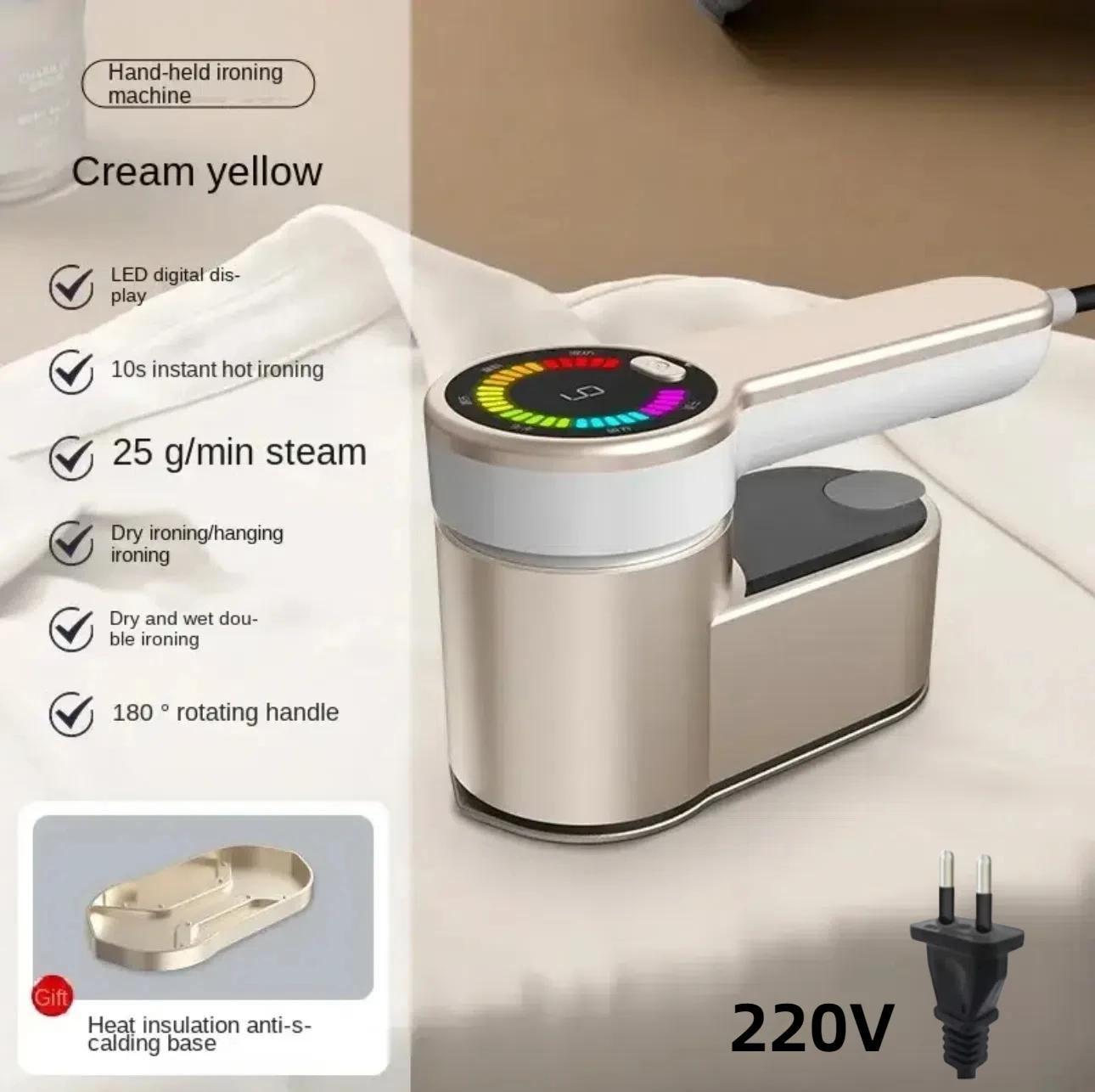 New Intelligent Steam Ironing Machine Portable Travel Steamers for Clothes Mini Handheld Garment Iron Steamer LCD Diplay Screenc