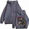 Resident Raccoon Police Dept Zip Up Hoodie Leon Kennedy Zipper Hoodies Men Women Vintage Style Jacket Sweatshirt