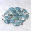 Blue Aquamarine Pendant Sterling Silver Pendant Crystal Aquamarine Jewelry Bezel Pendant Blue Aquamarine Gemstone Pendant Necklace Jewelry