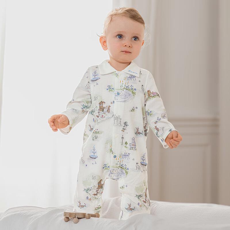 

EMXEE Newborn Baby Stretchy Cotton Blend Romper 90
