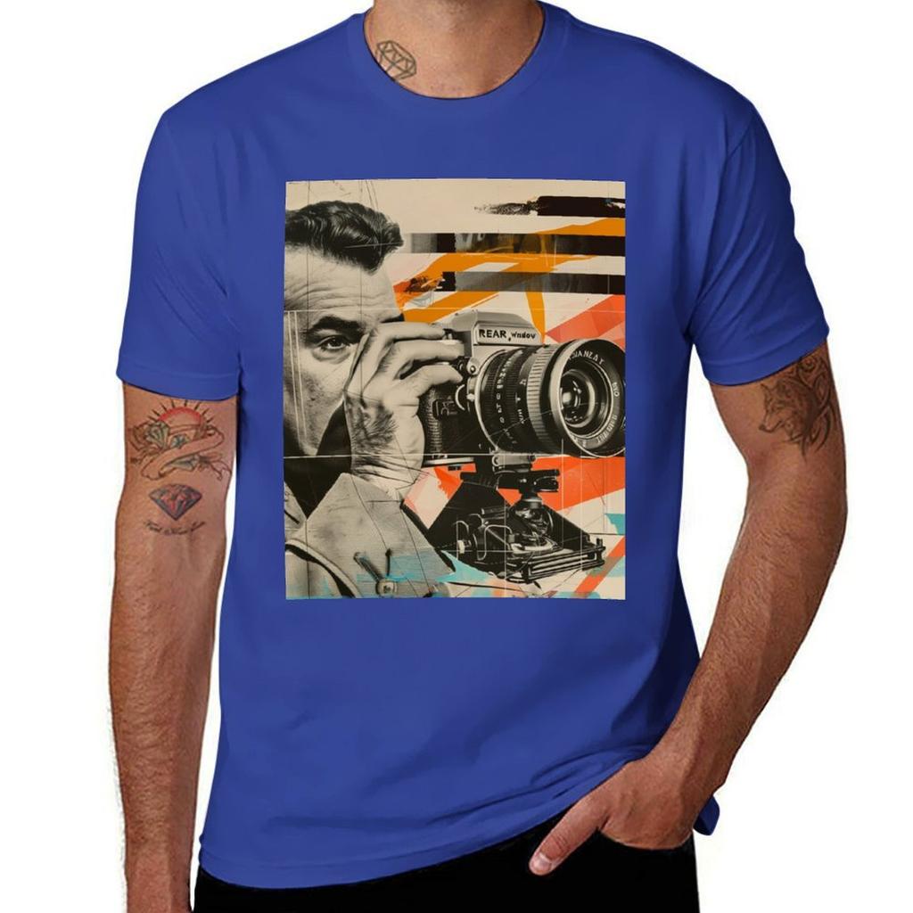 Retro Rear Window Hitchcock Inspired Retro Pop Art Tshirt Plus Sizes Kawaii Clothes Unisex Graphic T Shirts