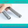 Steel Wire Compression Spring, 1.2-50mm Diameter, Long, Thin & Durable, Yellow, 300 Available