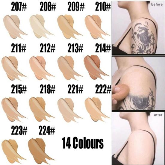 Full Coverage Cream Face Concealer Silky Smooth Foundation