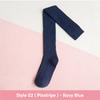 1 3 Pairs Women's Cotton Thigh High Socks Over The Knee Colorful Striped Pattern Casual Daily Wear Fashion Socks Black White