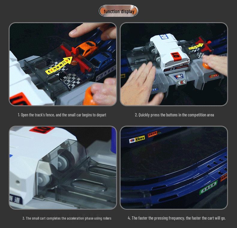 Cheng Le Mei Interactive Parent-Child Racing Track with Large-Size Alloy Car Toy