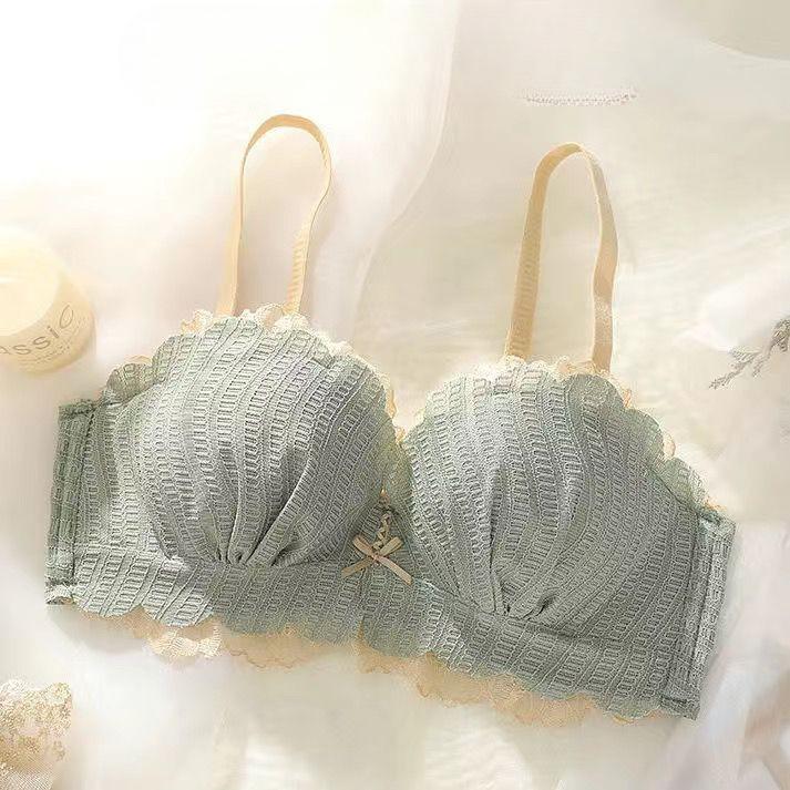 Fashion Sweat Underwear Girls Ruffles Lace Bras Sling Backless Lingerie For Women Sexy Bras