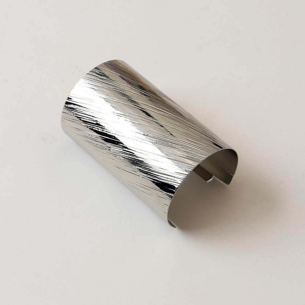 2025 Koreansk Metall Texturerad Hårnålsklämma för Låga Hästsvansar - Högkvalitativ Damhåraccessoar