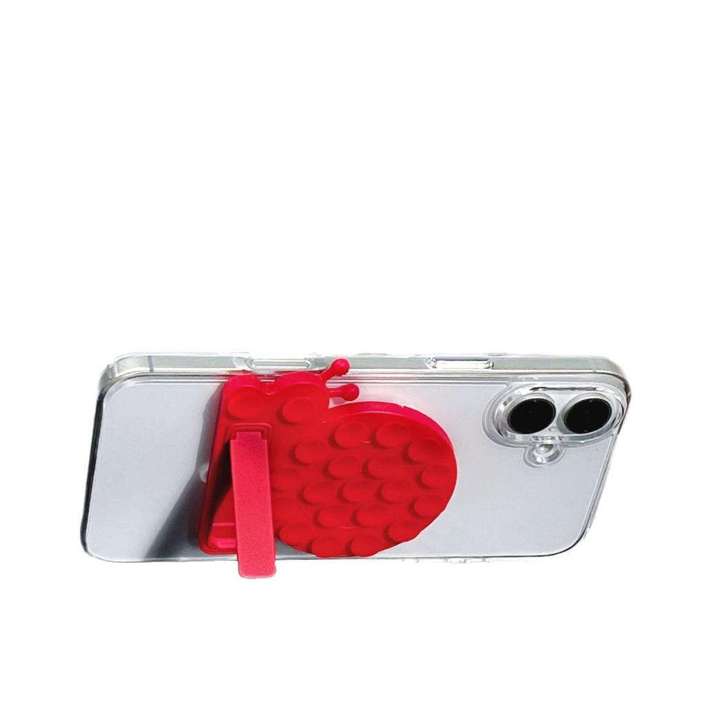 Snail Suction Cup Phone Holder: Multifunctional Silicone Stand & Selfie Back Sticker