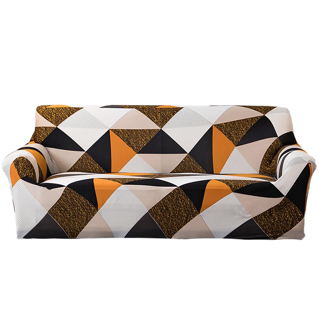 Milchseide Einfarbig Sofabezug Alles in Einem Einfarbig Lazy Sofabezug Elastischer Einteiliger Sofabezug