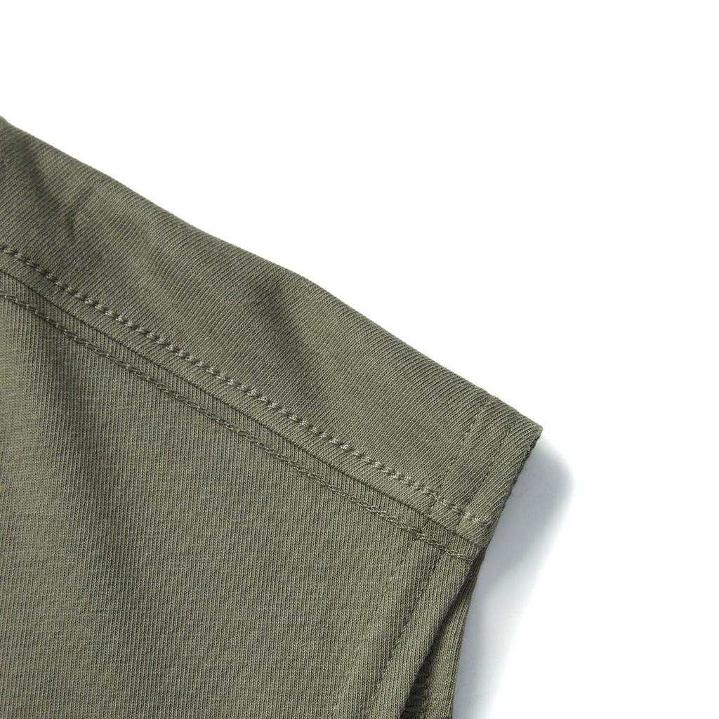 Li-Ning Fitness Series Simple Solid Color Round Neck Loose Tank Top Men Tops Tea-Green AVSV045-2