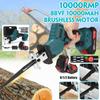 Brushless Electric Reciprocating Saw Variable Speed Cordless Metal Woodworking Cutting Power Tool