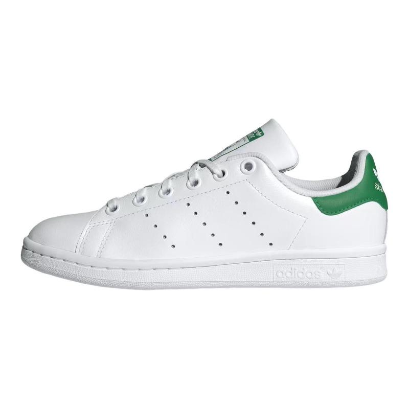 adidas Originals Stan Smith Youth Leather Low Top Sneakers White JP9710 35.5