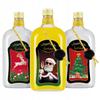 CHRISTMAS CLASSIC 500ml PREMIUM DECORATED Glass Bottle for Liqueurs
