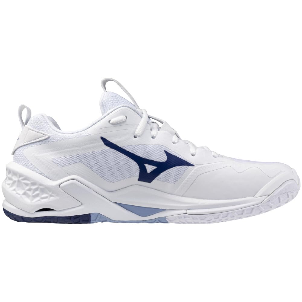 Házenkářská obuv Wave Stealth NEO 2 Klubové aktivity Široká Lehká Sálová Bílá x Námořnická cm 2E [Mizuno] 25.0
