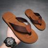 2024 New Manufacturer Flip-flops Men's Indoor and Outdoor Flip-flops Large Size Beach Flip-flops
