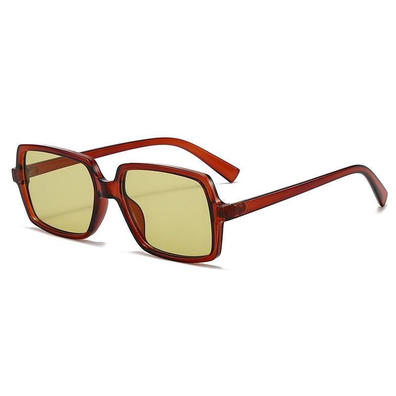 Vintage Style Fashion Style Square Sun Glasses Women's Men's Retro Style Classic Colorful Luxury Design Brand Sun Eyeglasses Driving Use Lady Man