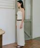 Annies Coast Waffle Long Skirt (White Melange)