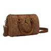 Jordan Monogramm Serie Schachbrett Kunstwildleder Eimer Boston Tasche Unisex Taschen Hellbraun JD2533091AD-001