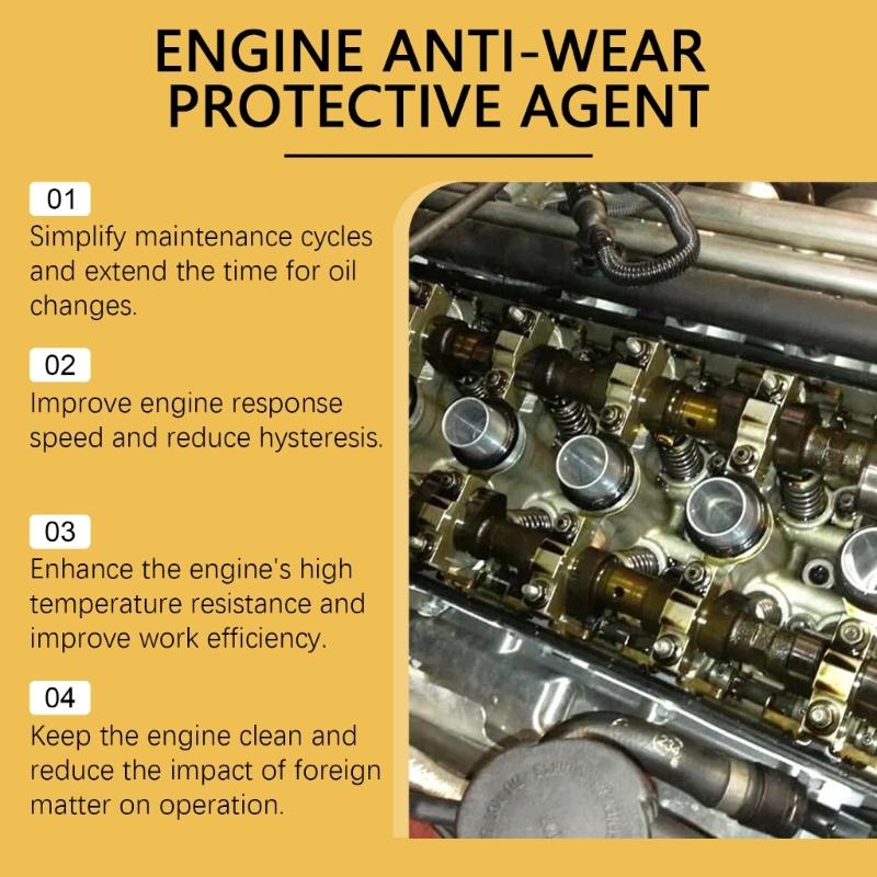 Efficient High Efficiency Engine Anti Wear Agent to Extend Engine Life and Reduce Noise Suitable for Turbocharged Engine