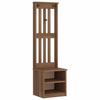 VidaXL Portemanteau SANDNES 45x40x159,5 cm bois massif pin, banc de couloir, meuble de rangement de couloir 4010479