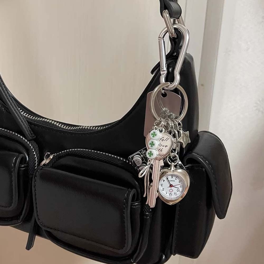 Guitar Pick Handmade Vintage Keychain Retro Design Watch Hanging Charm  Hanging Ornament