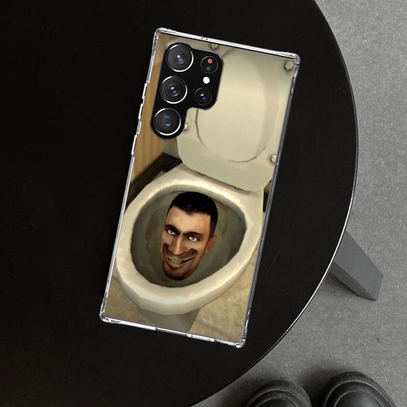 S-Skibidi Toilet Mobile Cell Phone Case Cover for Samsung Galaxy S26 S25 Edge S24 S23 Ultra S22 Plus S21 FE S20 + Art Customized
