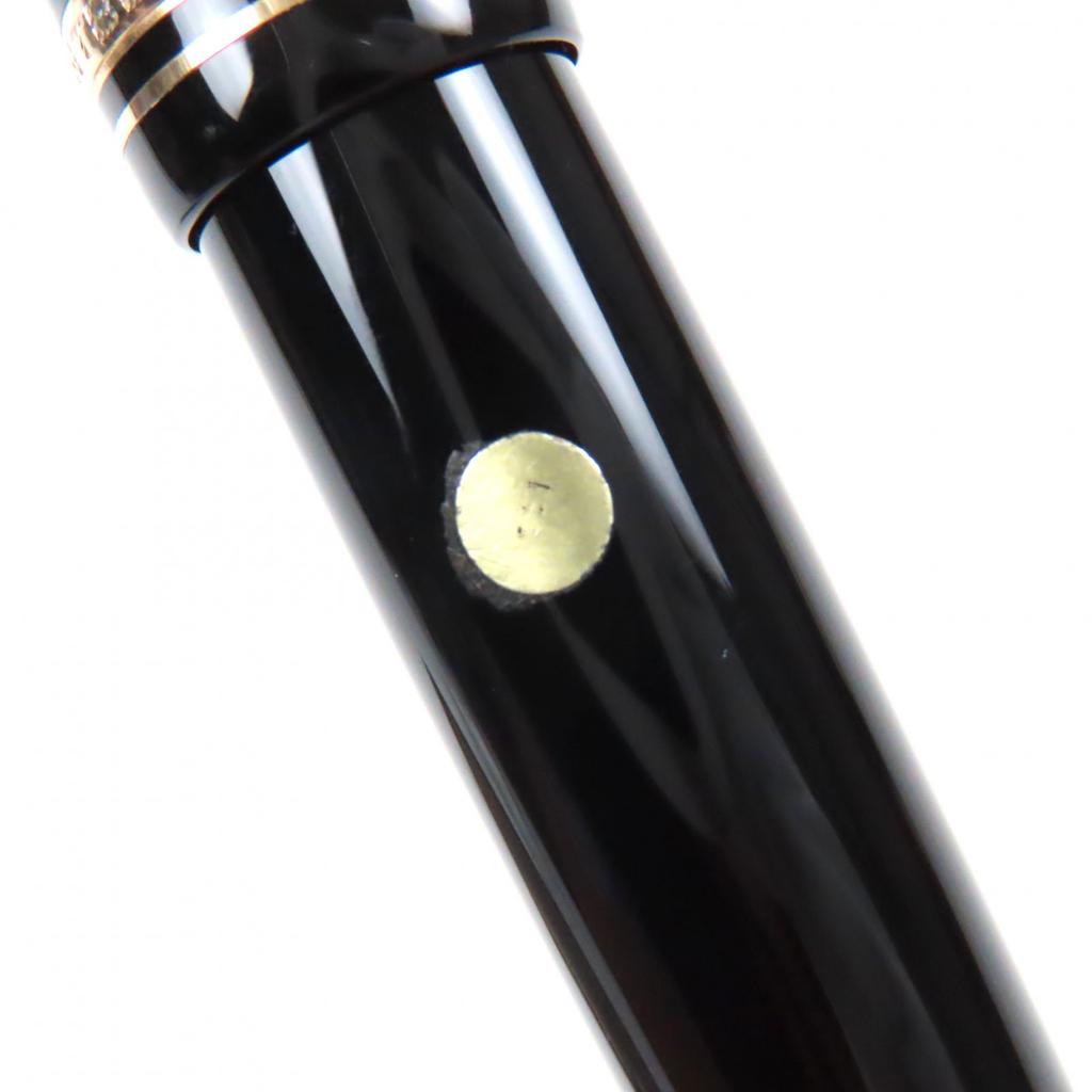 Great MONTBLANC Fountain Pen Meisterstck 149 Black Gold 14K Mens Used