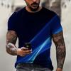 Men'S T-Shirt Short Sleeve Printed Summer Round Neck Top Trend Casual Sweatshirt