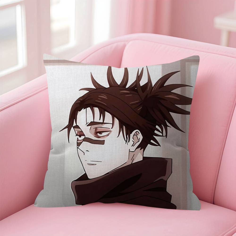 Japan C-Choso Jujutsu Kaisen Anime Cushion Cover Car Throw Pillow Case For Sofa Car Christmas Gift 40X40Cm 45X45Cm