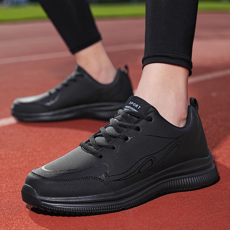 Men's Microfiber Waterproof Outdoor Sports Shoes Men's Shoes Autumn and Winter Casual Running Shoes