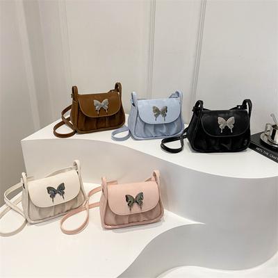 Bolsa Pequena Fresca Verão Bolsa Pequena Quadrada Textura Pu Bolsa de Mão Estilo Estrangeiro Versátil Bolsa de Ombro