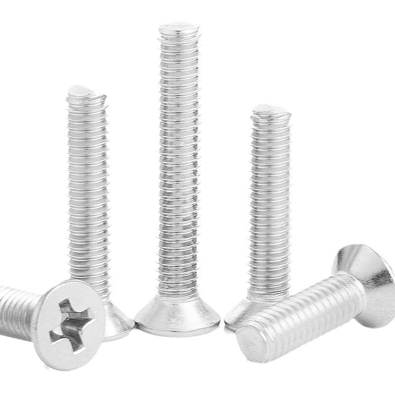 304 Stainless Steel Flat Head Countersunk Machine Screw M2-M6