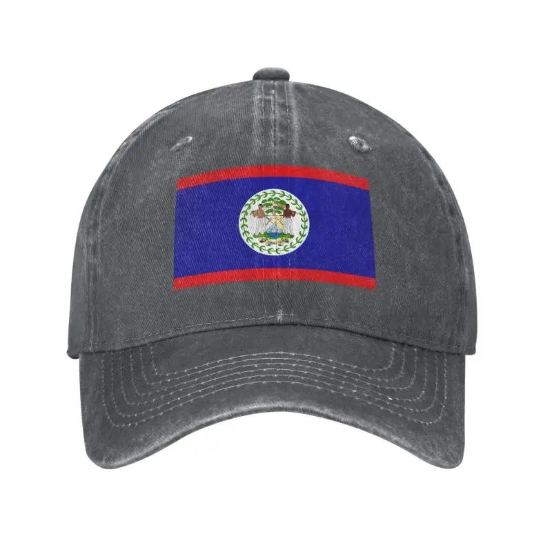 Custom Cotton Flag Of Belize Baseball Cap Sun Protection Unisex Womens Adjustable Dad Hat Summer