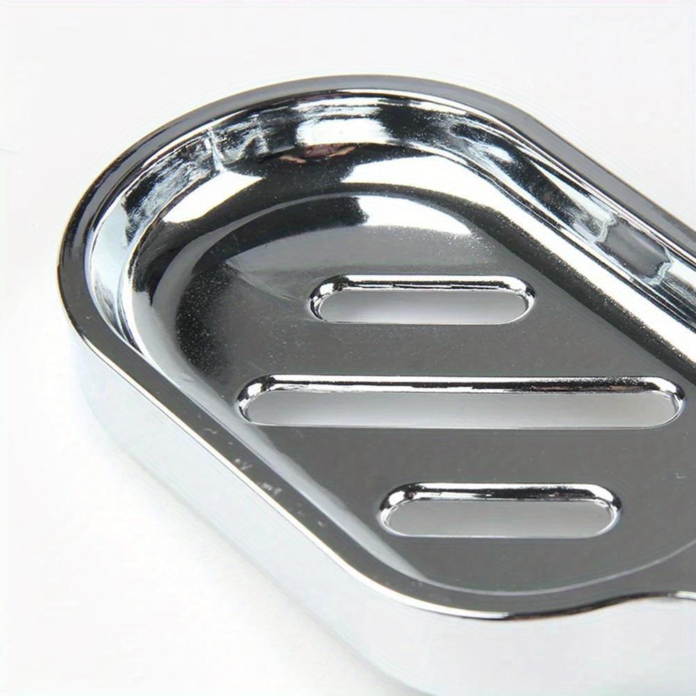Shower Rail Soap Dish Box Soap Holder Soap Pallet Shower Rod Slide Bar Chrome For Sliding Bar Bathroom Tray For Home