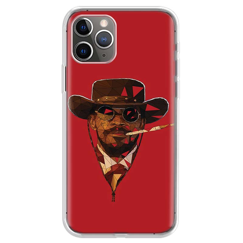 

Django Unchained Phone Case For iPhone 17 Air 11 13 Mini 14 15 Plus 16 12 Pro Max 16E SE 7 8 Pattern Soft TPU Back Cover 17 Air iPhone 15 Pro Max