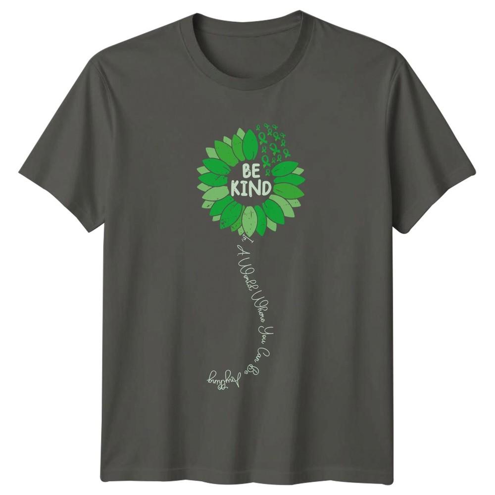 Be Kind In A World Unisexs TShirt Unisextal Health Ribbon Awareness Gift For Her S