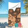 Capybara-Printed Beach Towels: Fun and Stylish for Your Beach Adventures! Sofa Cushion Cover, Room Home Decorationortable
