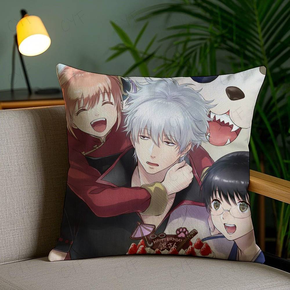 Hot G-Gintam-A Anime Pillow Case Custom Printed Brushed Fleece Pillow, Baby Skin-Touch, Eco-Friendly Dye-Sublimation Cushion For