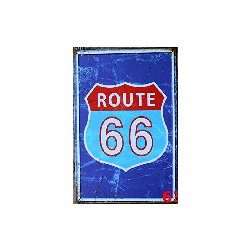 

(T-Brezza) You can choose tin signboard metal plate American miscellaneous goods antique vintage (Route66_10)