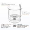 750mL Heat-resisting Glass Tea Pot With Infuser Clear Tea Maker Set Loose Tea Flower Tea Service Borosilicate Glass Water Pot