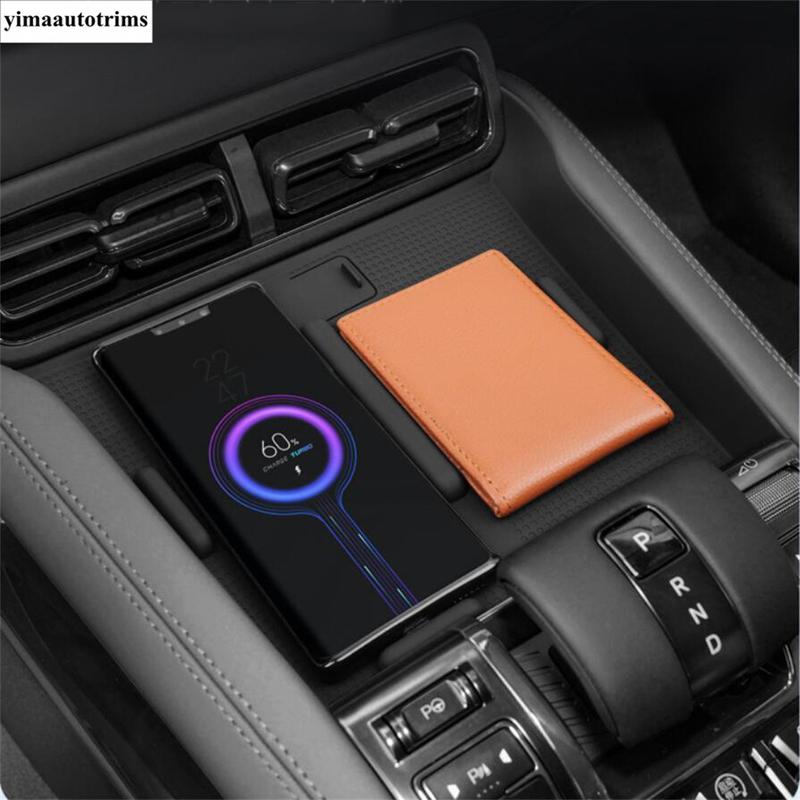 Car Wireless Silicone Padding Water Cup Holder Storage Box Anti Slip Pad Auto Accessories Interior For BYD Leopard 5 2024 2025