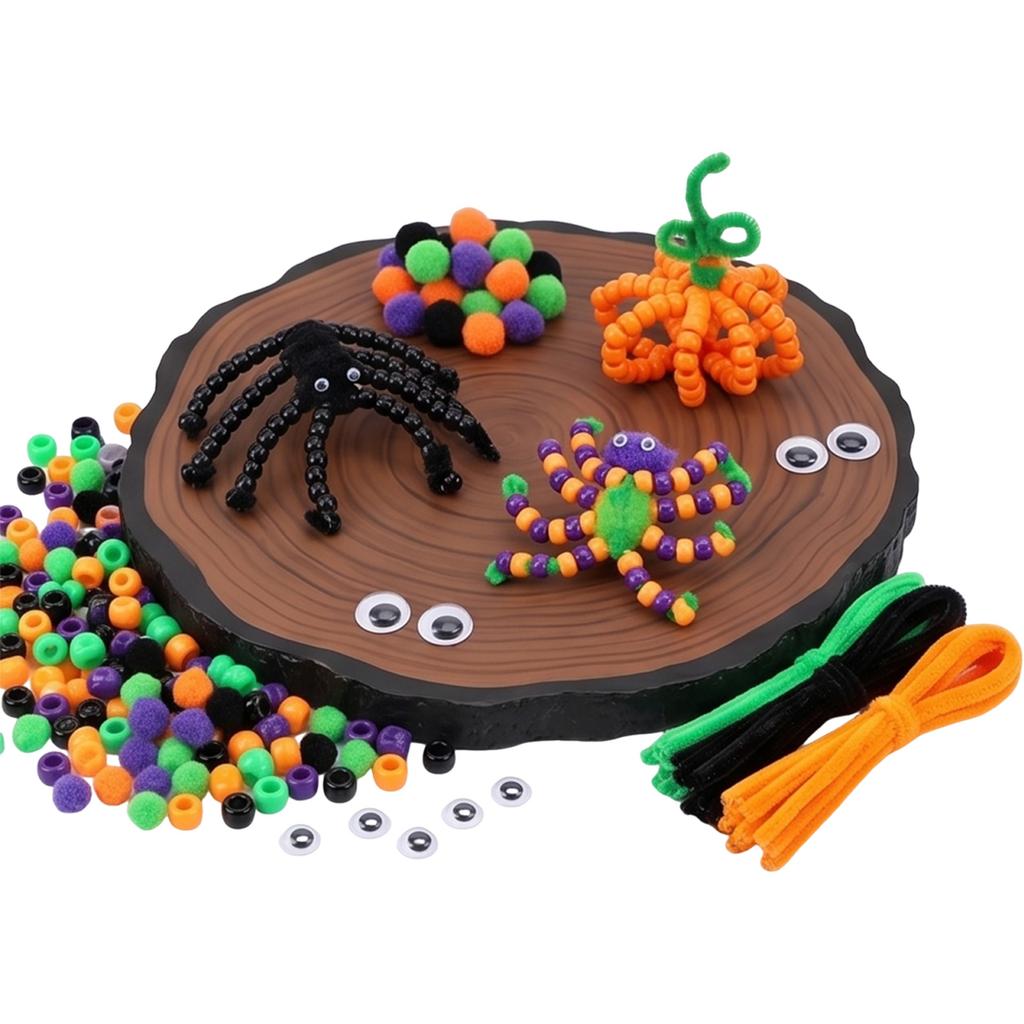 800Pcs DIY Halloween Plastic Beads Bracelet Making Kit for Bracelet Makings Sets Accessories for Arts Crafts Gifts