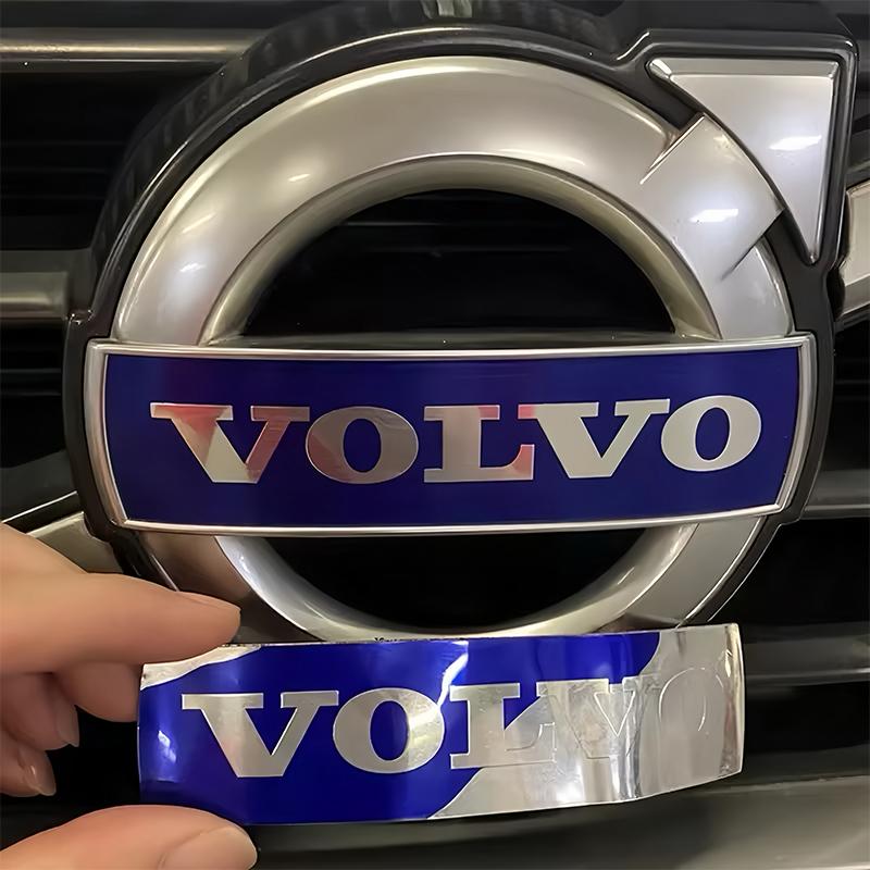 Acessórios de Decoração com Adesivo de Logotipo para Volante e Grade Frontal de Carro Para Volvo Rdesign Polestar AWD V50 S60 XC60 S40 XC40 XC90